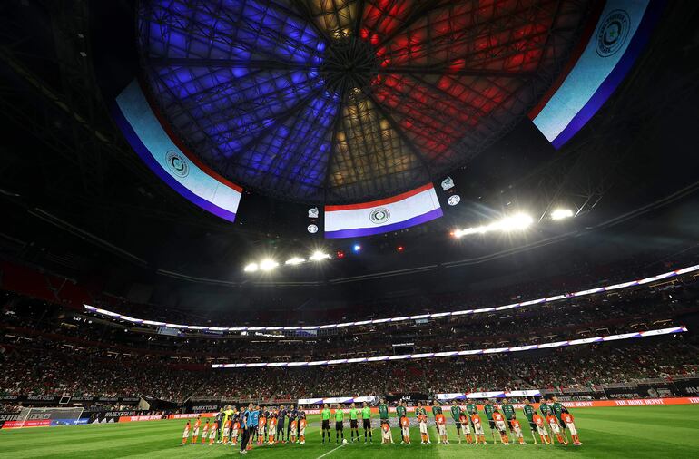 Mercedes-Benz Stadium fue sede del amistoso entre Paraguay y México en agosto de 2022. 
