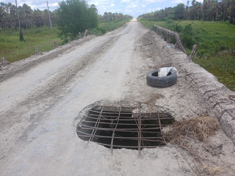 Puentes y alcantarillados se convierten en verdaderas trampas mortales en Alto Paraguay