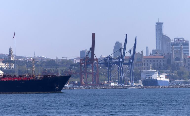 El puerto Haydarpasa en Estambul, Turquía.