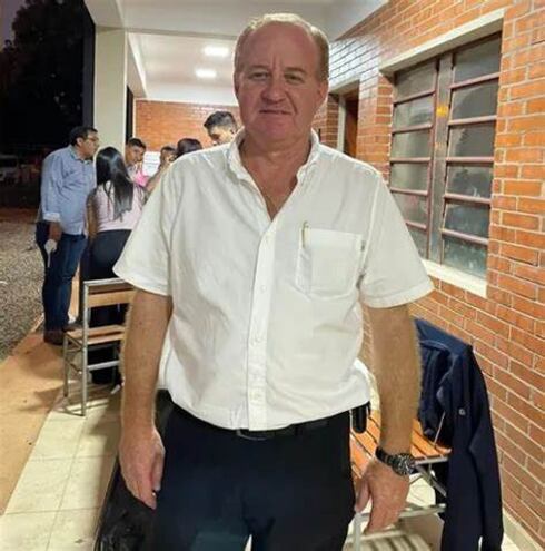 Javier Pereira, ex intendente de Cambyreta y candidato a gobernador de Itapúa por la concertación opositora, Itapúa en Marcha.