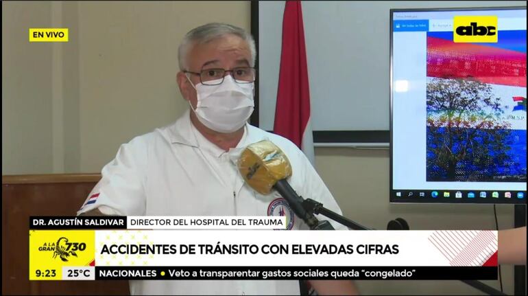 Agustín Saldívar, director del Hospital de Trauma.