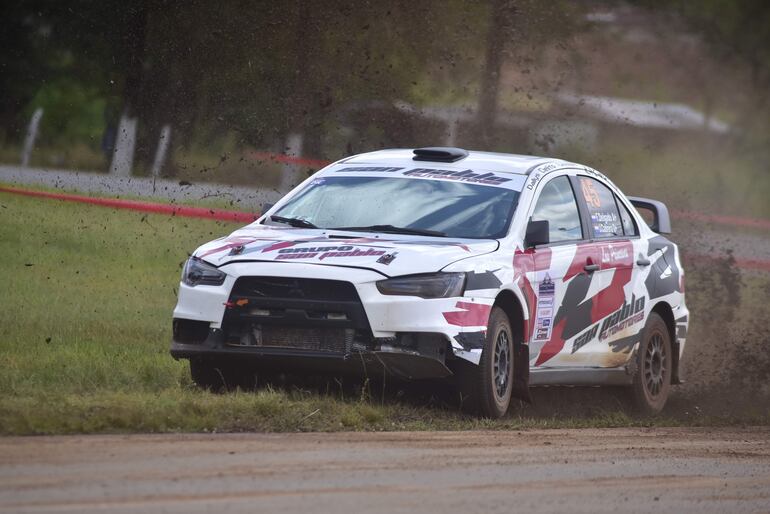 Francisco “Pachi” Delgado (Mitsubishi Lancer Evo X), es el líder de la tabla de posiciones entre los pilotos de la categoría RC2N.