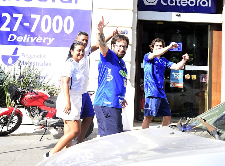 El movimiento de los turistas ya se siente en el centro de Asunción. Pedro González