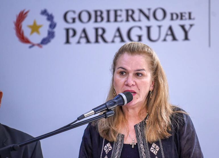 Ministra de Salud, María Teresa Barán.