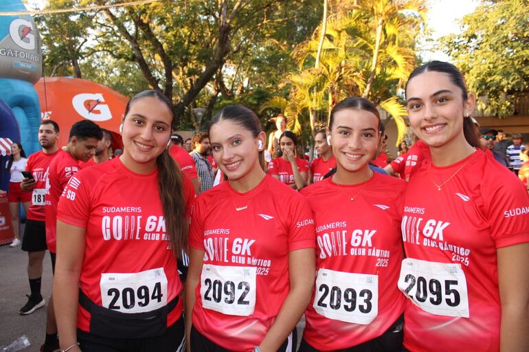 Ana Cabañas, Martina Campuzano, Valeria Romero y Victoria Pallarolas.