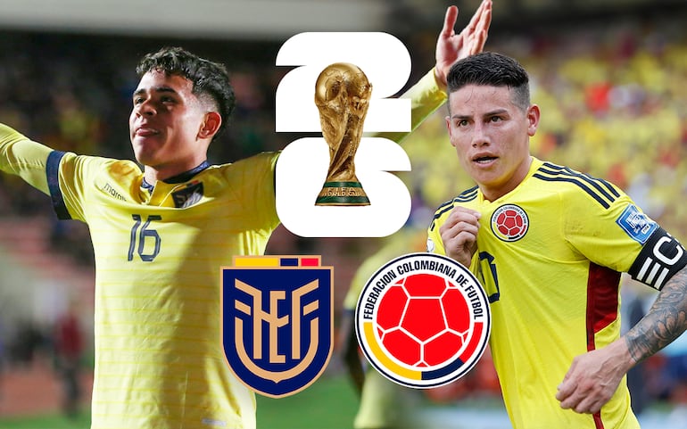 Ecuador y Colombia disputan la cuarta fecha de las Eliminatorias Sudamericanas.