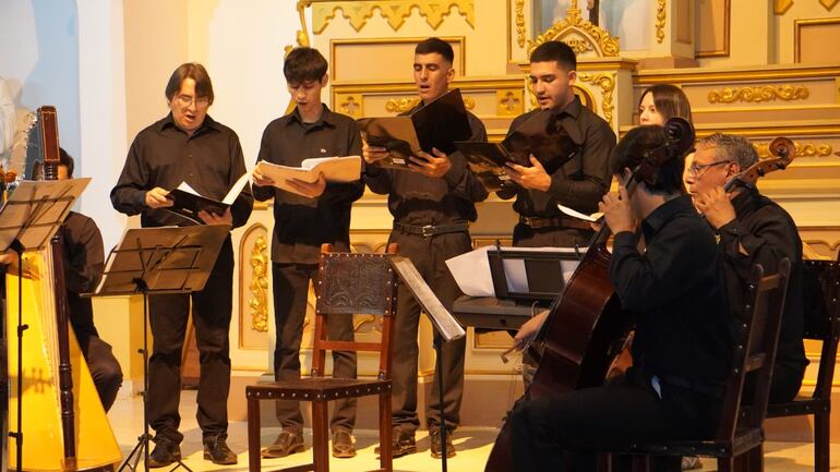 Primer concierto navideño del museo de arte Jesuitico de San Ignacio.