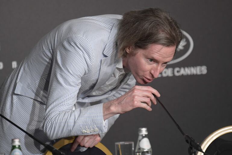 Wes Anderson durante la presentación de su nueva película "Asteroid City" en Cannes. El cineasta será homenajeado en el Festival de Venecia, que comienza a finales de este mes.