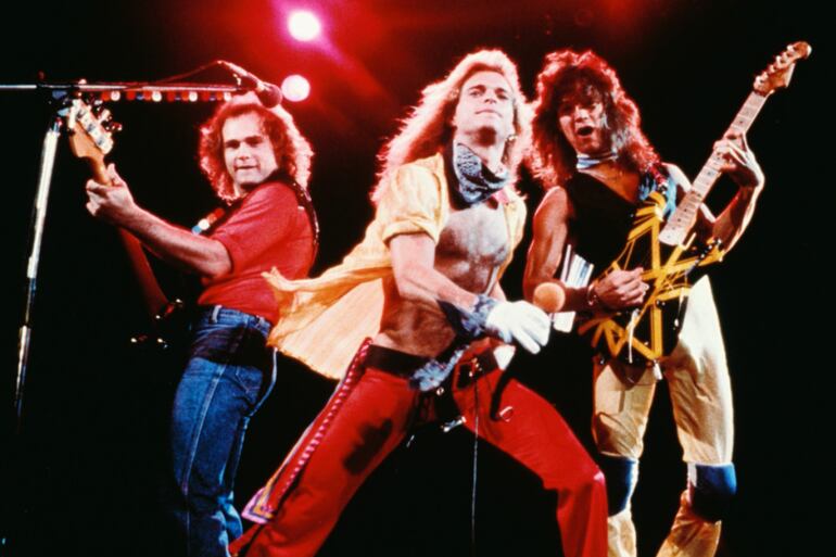 Van Halen en concierto, 1979.