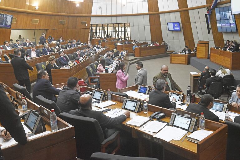 La Cámara de Diputados adelantó su sesión para este lunes, atendiendo la asunción del nuevo gobierno.