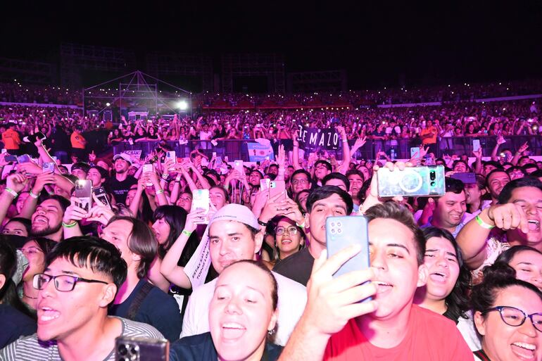 El "piberío biónico" se hizo presente en San Bernardino y colmó la capacidad del Anfiteatro "José Asunción Flores".