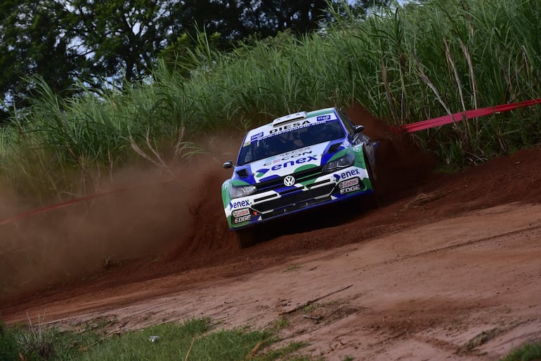 Augusto Bestard fue el ganador de la edición 2023 del Rally de Caaguazú, cuando aún era el campeón vigente.