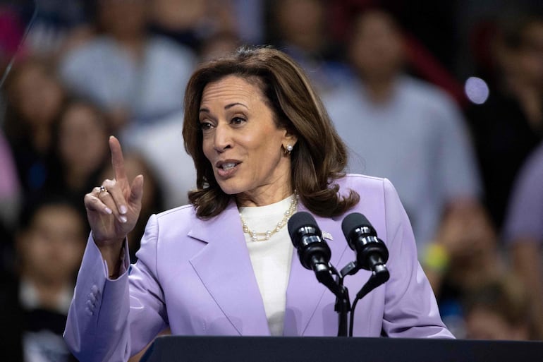 La vicepresidenta de Estados Unidos, Kamala Harris.