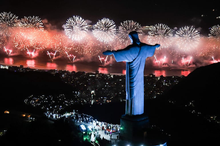 Año nuevo en Río de Janeiro.
