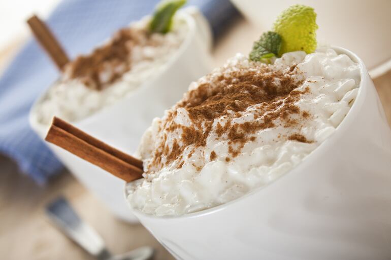 Arroz con leche.