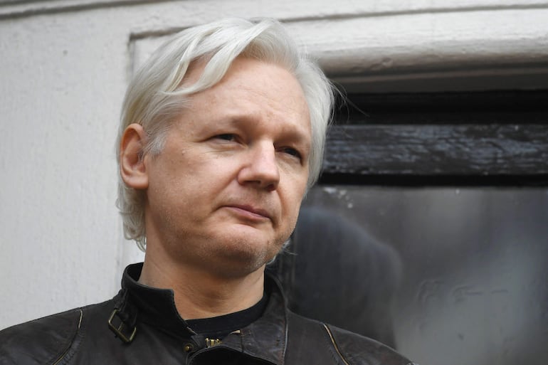 El fundado de Wikileaks, Julian Assange, en una foto de 2021.