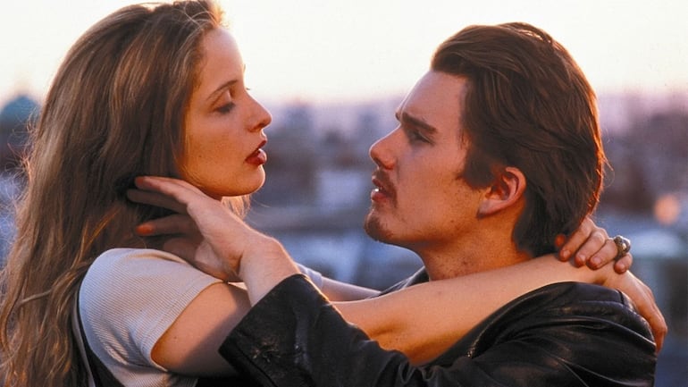 Ethan Hawke y Julie Delpy en "Antes del Amanecer".