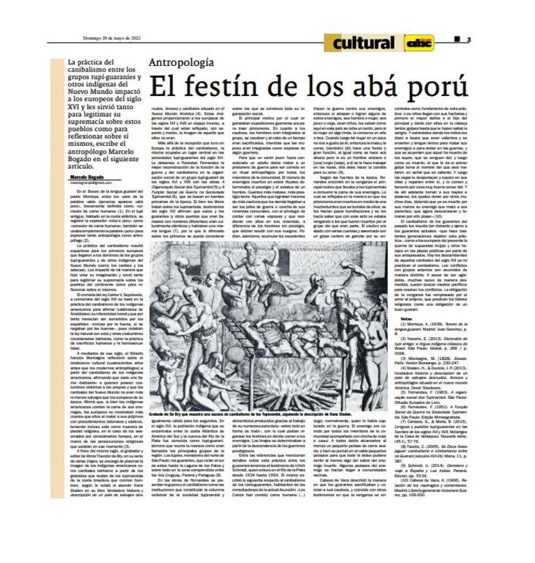 Suplemento Cultural del 29 de mayo de 2022.