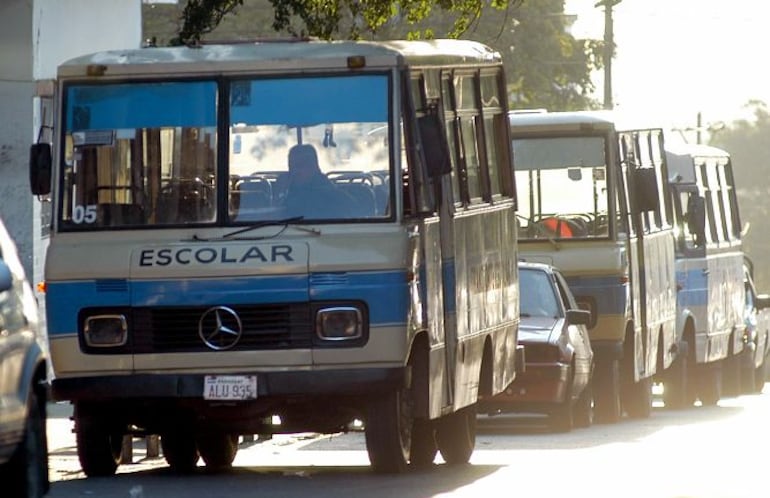 Junta de Asunción anuncia inspecciones de transportes escolares, en el marco del inicio de clases. (Archivo)