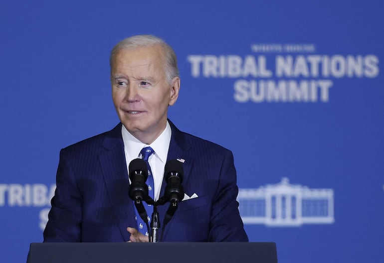 WASHINGTON, DC - DECEMBER 09. Joe Biden, presidente de Estados Unidos. Images/AFP (Photo by Kevin Dietsch / GETTY IMAGES NORTH AMERICA / Getty Images via AFP)