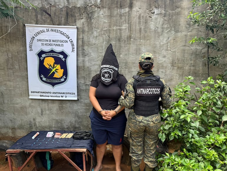 La Policía Nacional desarticuló focos de microtráfico en Limpio y Asunción.