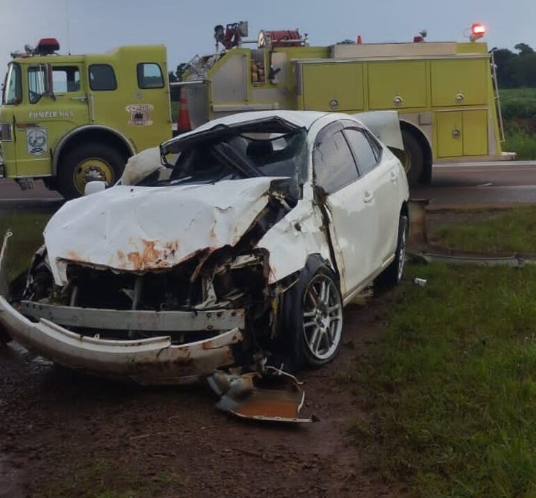 Embarazada falleció en accidente de tránsito en Natalio.