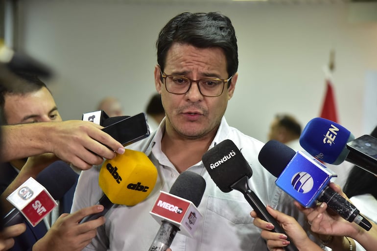 Nelson Mora, jefe de Gabinete de Nenecho durante la subasta de la Costanera.