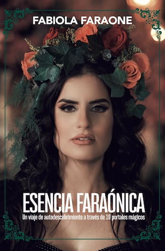 Portada del libro "Esencia faraónica" de la guaireña Fabiola Faraone.