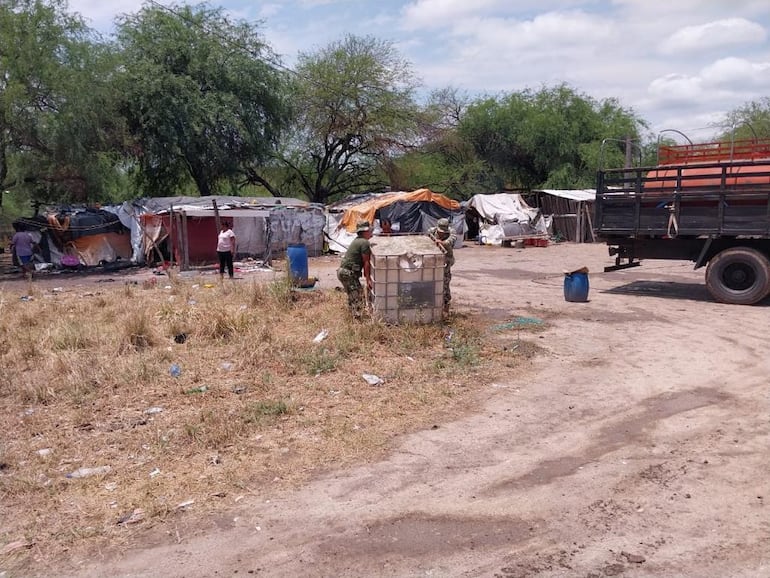 La distribución comenzó por comunidades del Distrito de Irala Fernández, km 134, km 160, km 170, también en Pozo Colorado, Río Verde, Escuela Indígena Nueva Promesa, Escuela San Carlos entre otras.