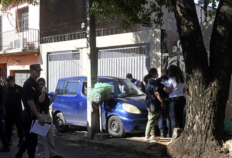 La víctima fue asesinada cuando circulaba por las calles 10 Proyectadas casi Caballero del Barrio Obrero de Asunción.