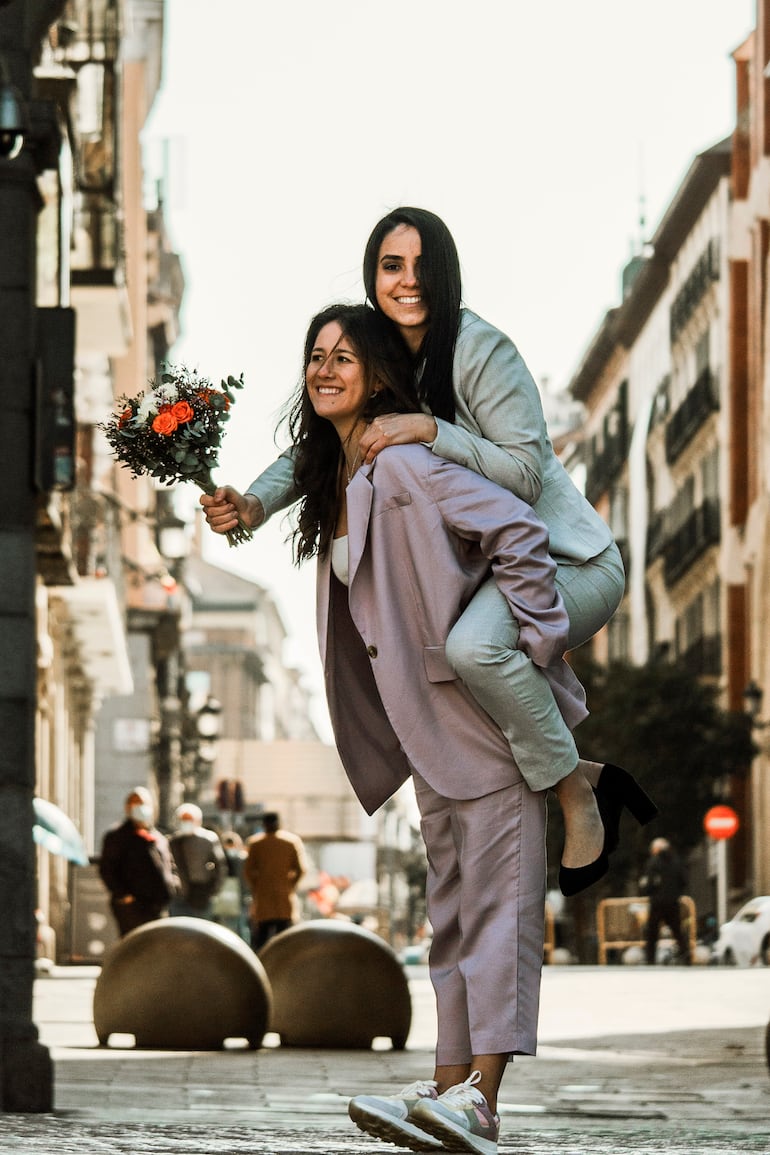 Gloria Pérez y Alicia migraron a España y allí contrajeron nupcias. Esto fue en marzo de 2022.