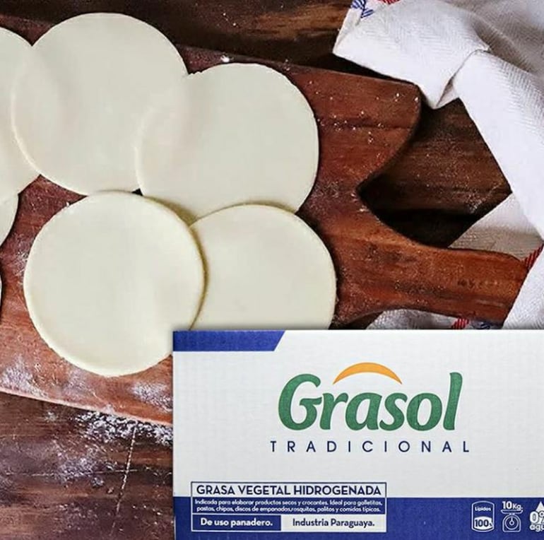 Con la marca Grasol, Altaja comercializa grasa vegetal para panificados en general.