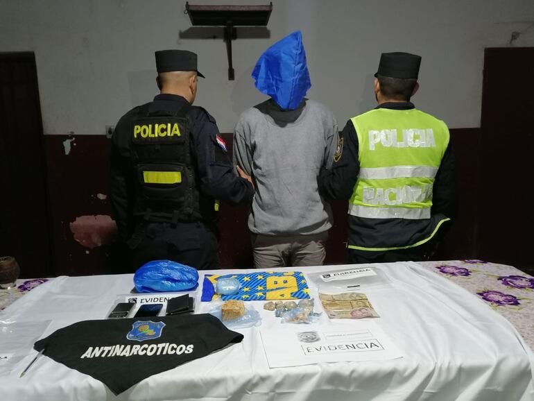 Detenido con drogas en el Hospital Regional de Encarnación.