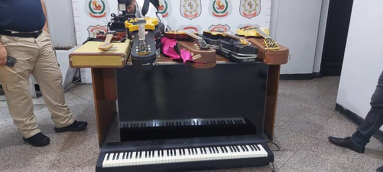 Recuperan instrumentos musicales robados del domicilio de un músico.