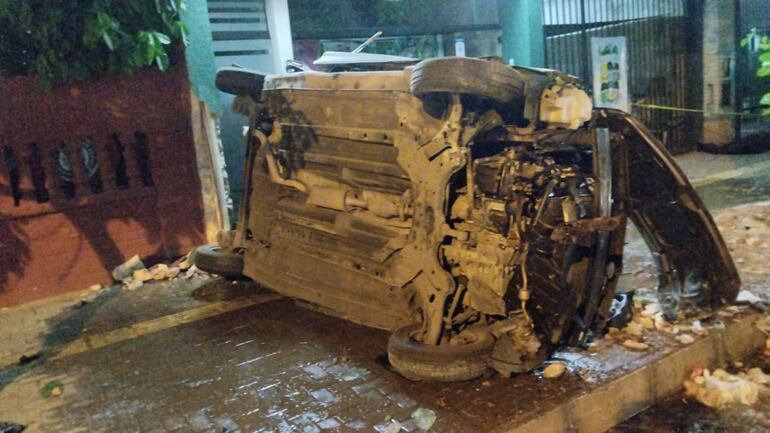 accidente fatal automóvil vuelco Luque