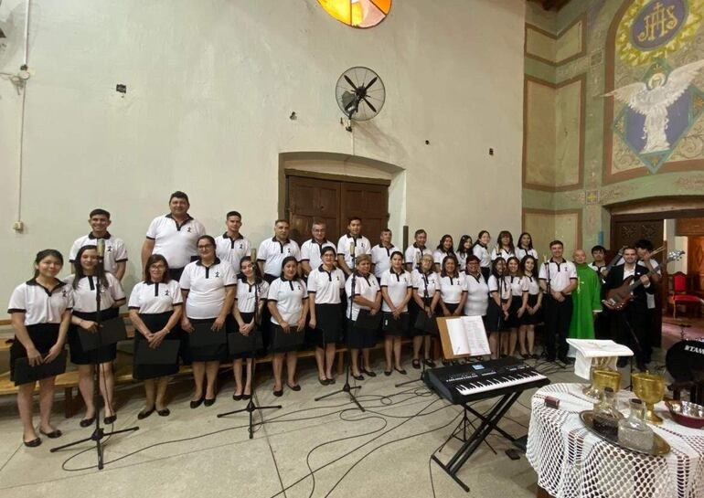 Coro parroquial del templo San Blas de la ciudad de Itá, departamento Central.