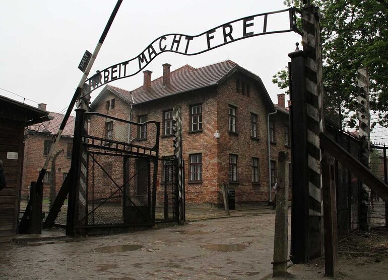 Campo de exterminio de Auschwitz.