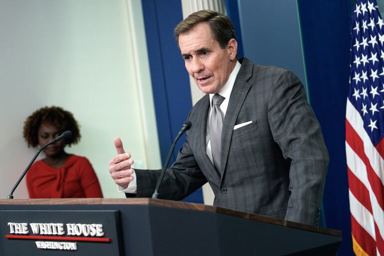 John Kirby, portavoz del Consejo de Seguridad Nacional de la Casa Blanca.