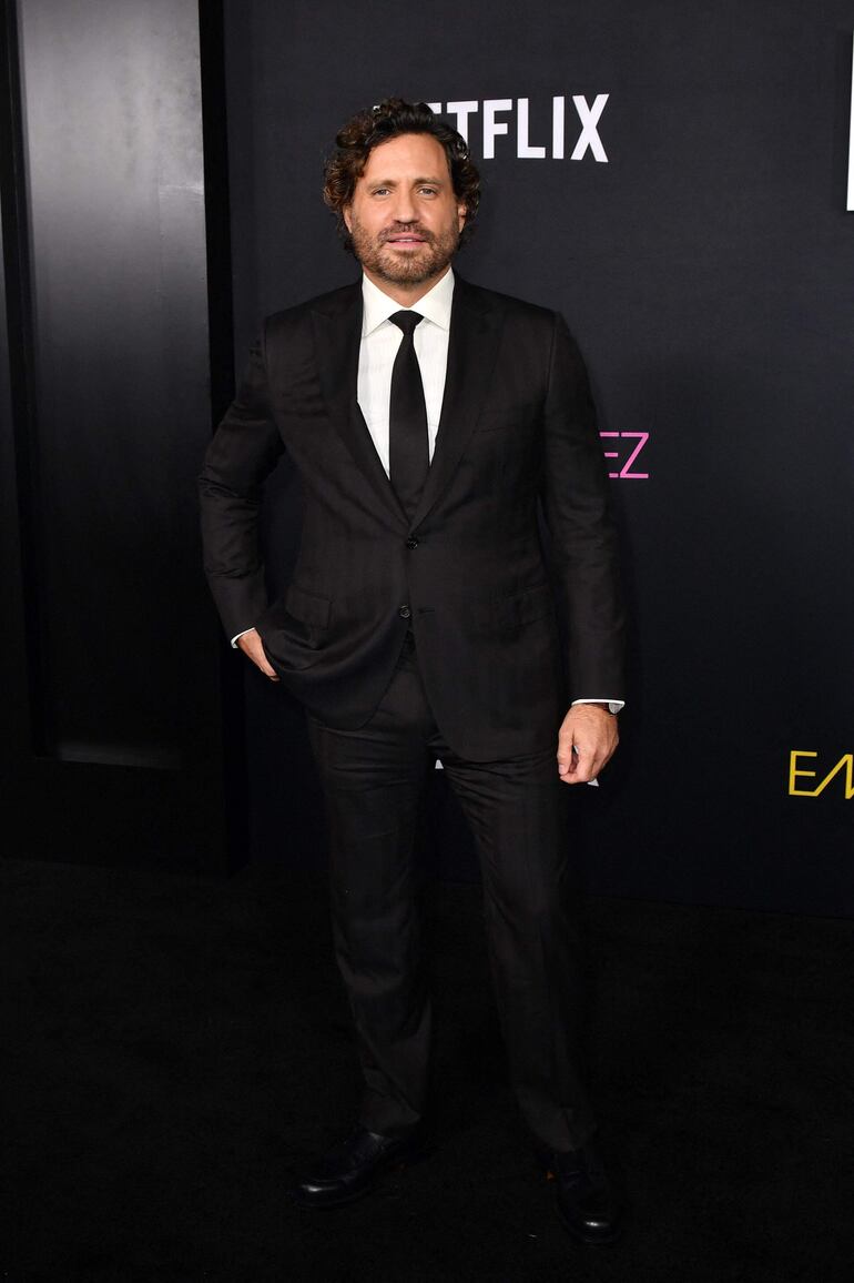 El actor venezolano Édgar Ramirez en el estreno de "Emilia Pérez" en Hollywood, California. (VALERIE MACON / AFP)