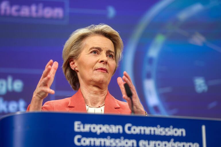 Úrsula von der Leyen, presidenta de la Comisión Europea.