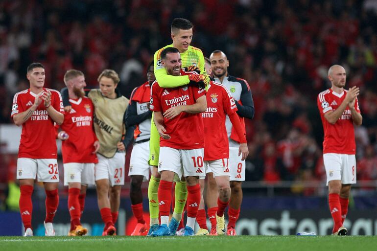 Benfica goleó al Atlético Madrid