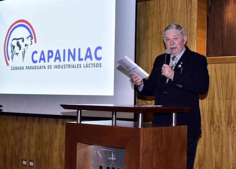 Erno Becker, presidente de la Cámara Paraguaya de Industriales Lácteos (Capainlac).