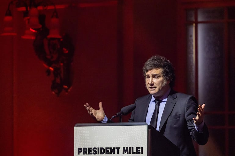 El presidente de Argentina, Javier Milei.