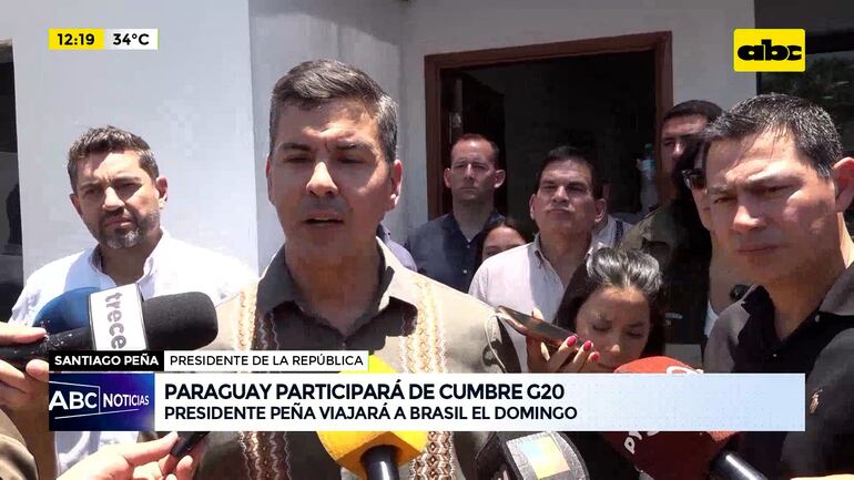 Video: Peña confirmó que Paraguay participará de cumbre de G20 y defiende relación con Taiwán