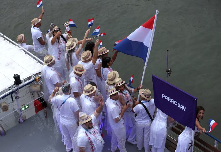 El "Team Paraguay" en los Juegos Olímpicos.