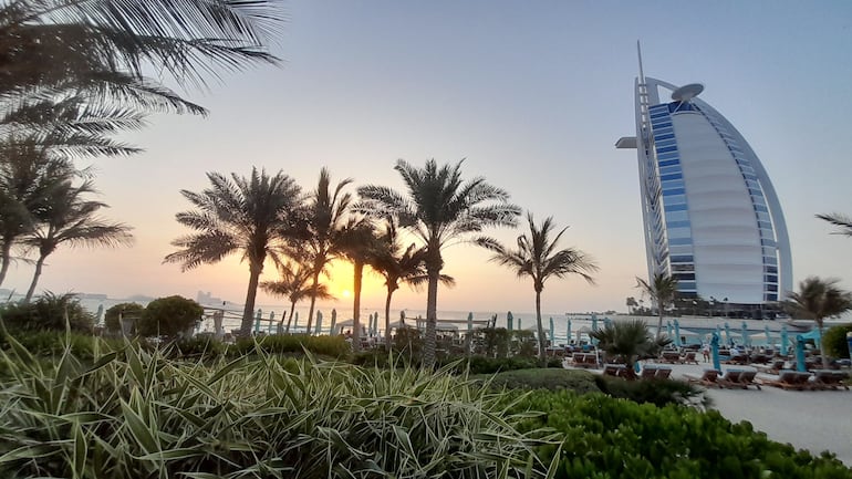 El Burj Al Arab, uno de los hoteles más lujosos del mundo.