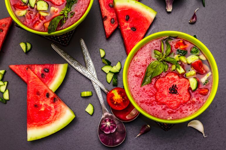 Gazpacho de sandía.