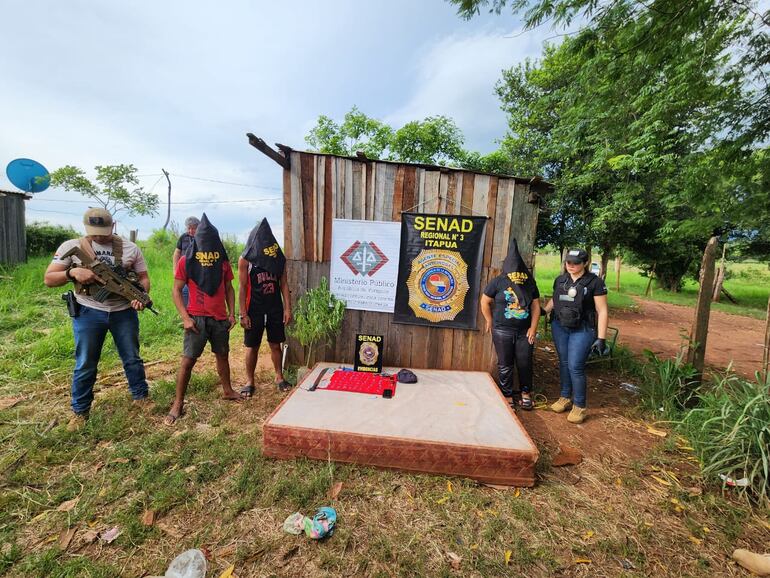 Detenidos en Cambyretá.