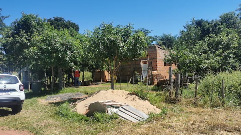 Hogar de la Compañía Caguazu'i, de Itá, donde ocurrieron los crímenes de feminicidio y felicidio.