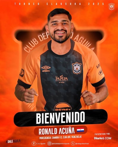 Ronald Acuña, 31 años, delantero paraguayo.